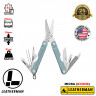 Компактный брелок-мультитул с ножницами LEATHERMAN Micra Arctic (Multi-Tool)