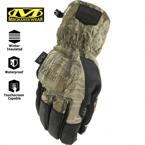 Зимние тёплые перчатки для охоты MECHANIX Realtree SUB 20 (сенсорные)