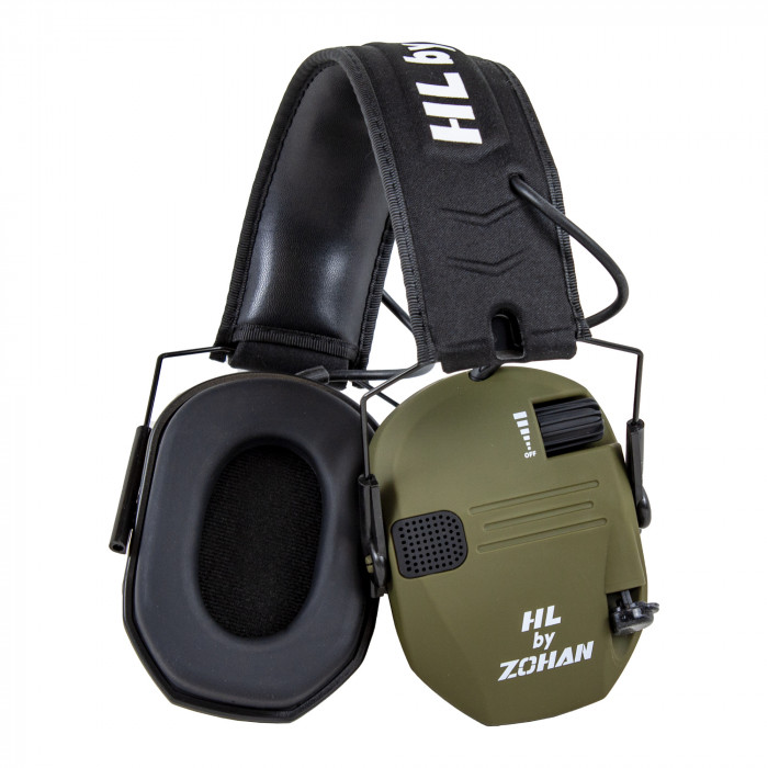 Активные наушники для стрельбы HuntLandia by ZOHAN EM025 Green