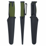 Нож туристический для похода HuntLandia Outdoor D2 Green Black