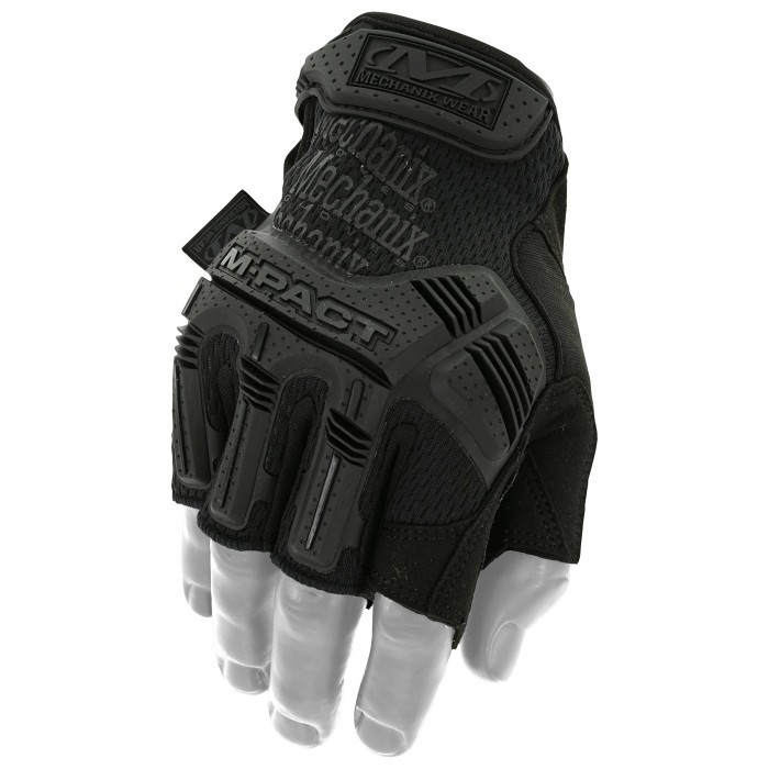 Прочные перчатки с открытыми пальцами и защитой пальцев MECHANIX Tactical Fingerless Covert
