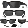 Баллистические очки для тактической стрельбы Wiley X Valor Matte Black (Clear-Grey)