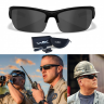 Баллистические очки для тактической стрельбы Wiley X Valor Matte Black (Clear-Grey)