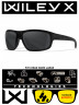 Защитные очки Wiley X Contend Matte Black (Grey)