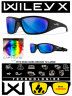 Поляризационные очки Wiley X Boss Matte Black (CAPTIVATE Polarized Blue Mirror)