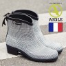Женские короткие сапоги из каучука AIGLE Miss Juliette Bottillon Print