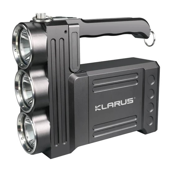 Фонарь прожектор KLARUS RS80GT, 10000Lm, акк.6х3400mAh, черный