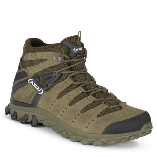 Треккинговые кроссовки AKU ALTERRA LITE MID GTX Сamo Green Black