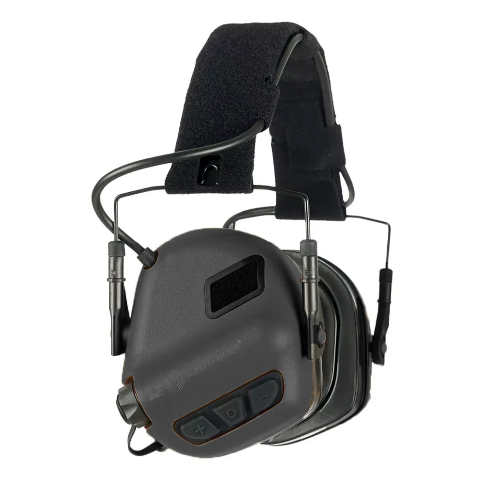 Наушники активные EARMOR M31 PLUS-BK, (AUX 3,5мм), черные